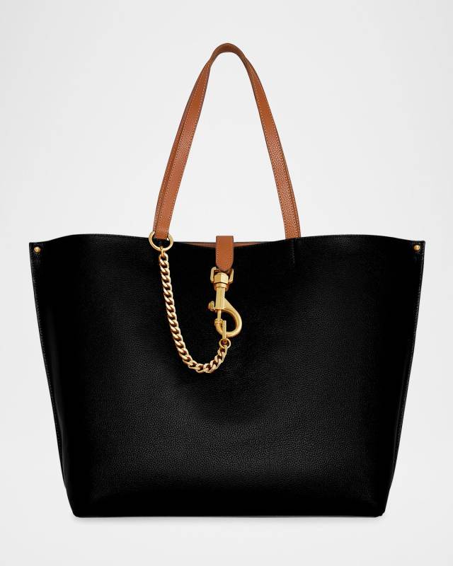 Megan Large Colorblock Leather Tote Bag